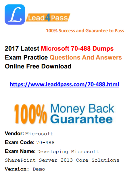 70-488 dumps