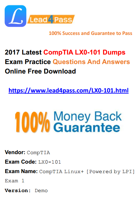 LX0-101 dumps