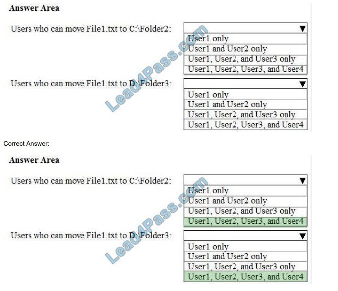 [2021.1] lead4pass md-100 exam questions q2-1