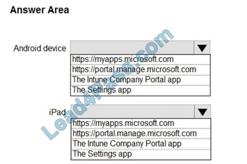 [2021.1] lead4pass md-100 exam questions q8